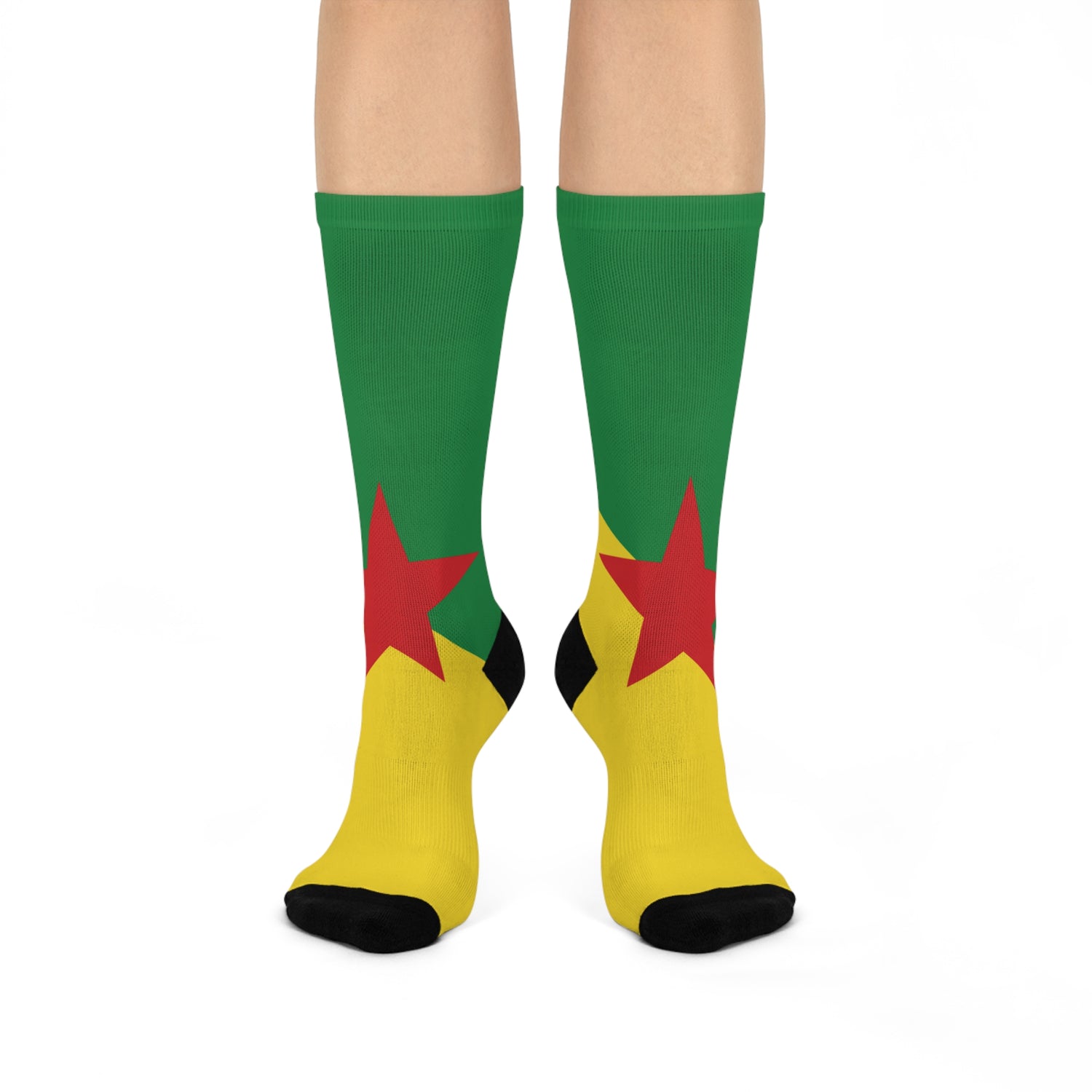 French Guiana Flag  Socks – Comfortable and Stylish for Everyday Wear