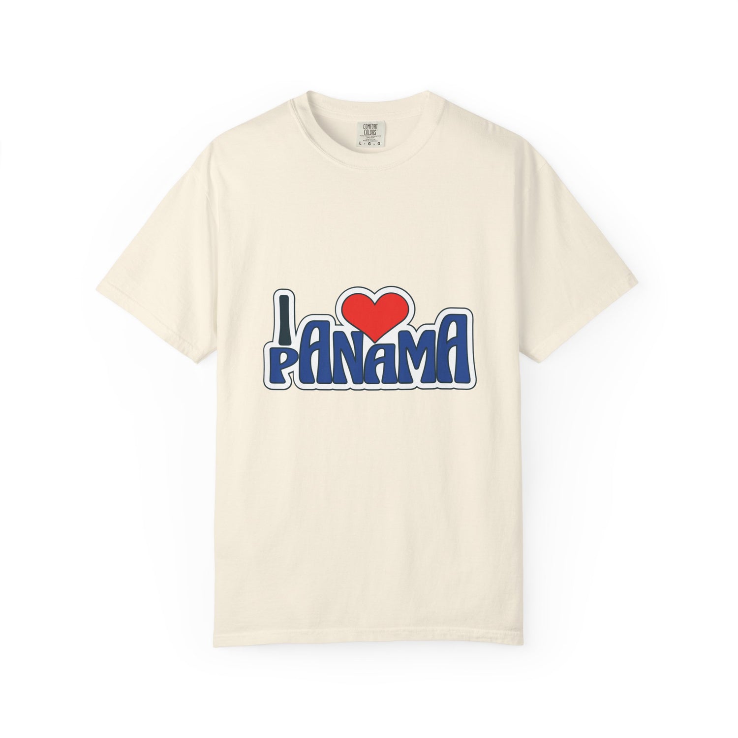 I Love Panama Unisex Garment-Dyed T-Shirt