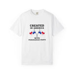 Created in America Unisex Garment-Dyed T-Shirt with Panamanian Parts