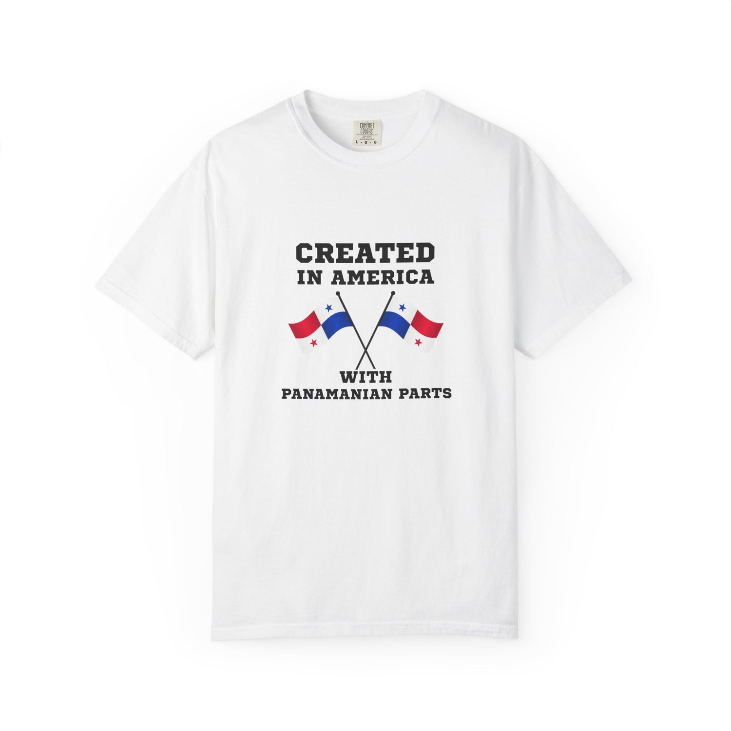Created in America Unisex Garment-Dyed T-Shirt with Panamanian Parts