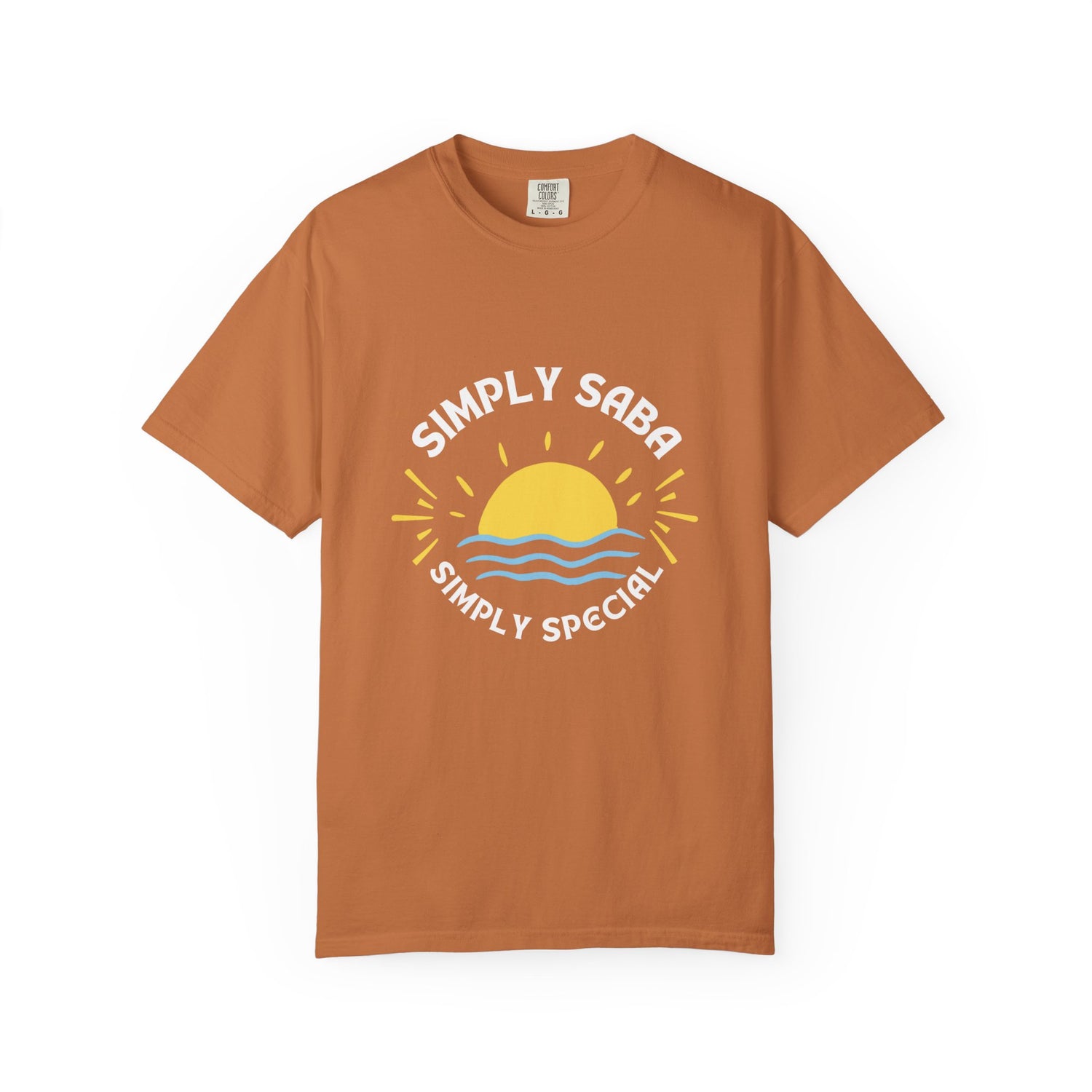 Simply SABA Unisex Garment-Dyed T-Shirt - Casual Summer Vibe
