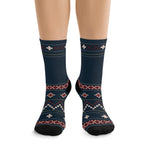Eco-Friendly Patterned Socks | Perfect for Cozy Days & Gifts | Saint Lucia Pattern Socks