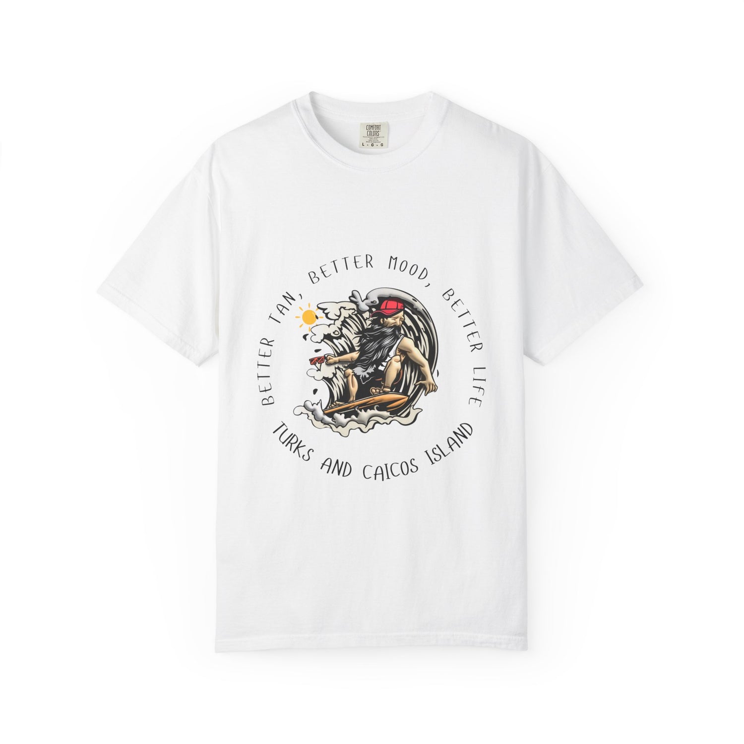 Turks and Caicos Island Vintage T-Shirt - Better Mood, Better Life Unisex Tee