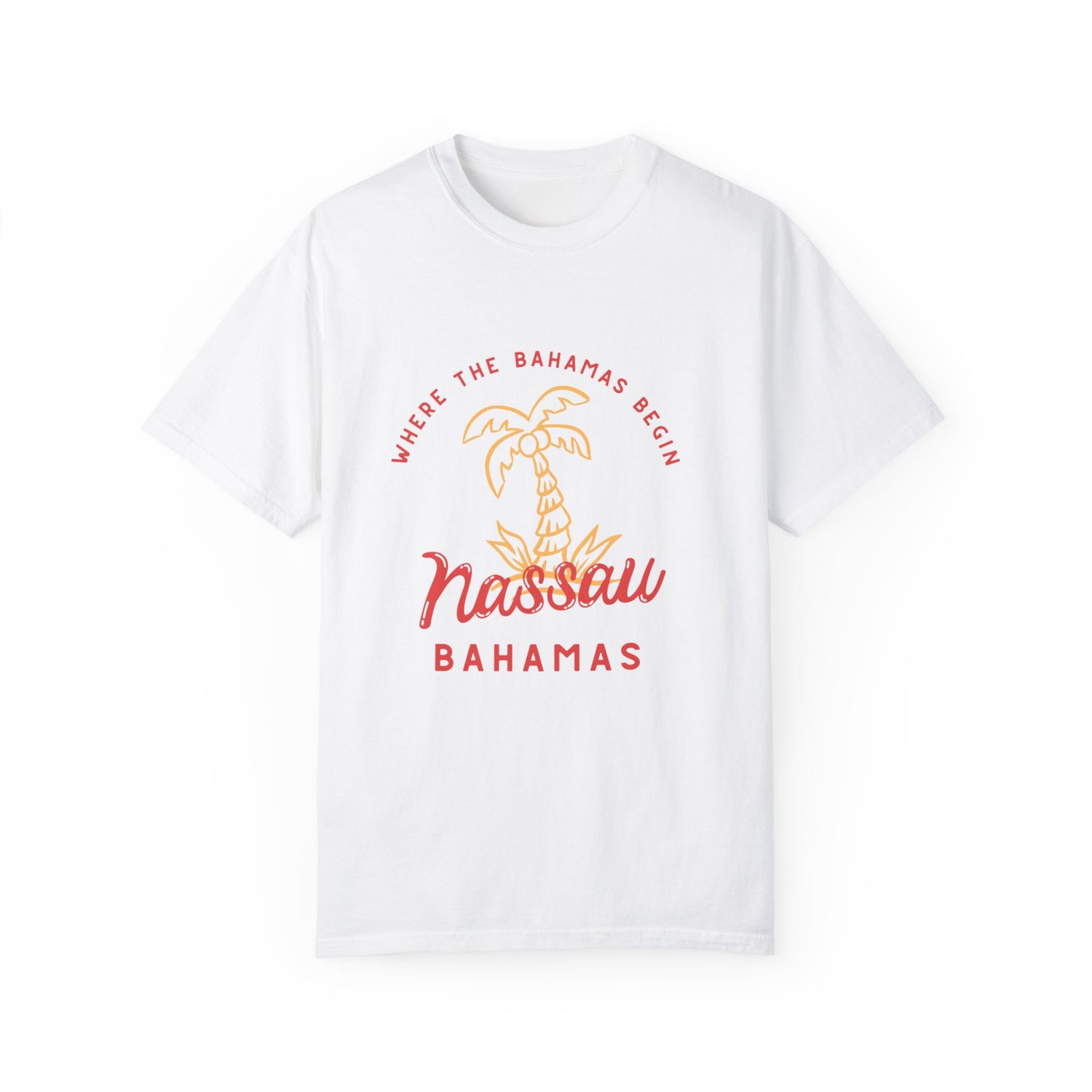 Nassau Bahamas Tropical Vibes | Unisex Garment-Dyed T-shirt