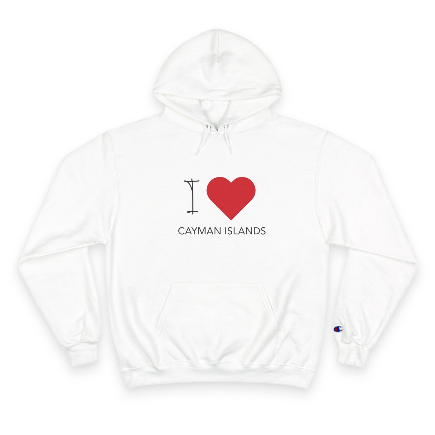 I Love Cayman Island  Champion Hoodie