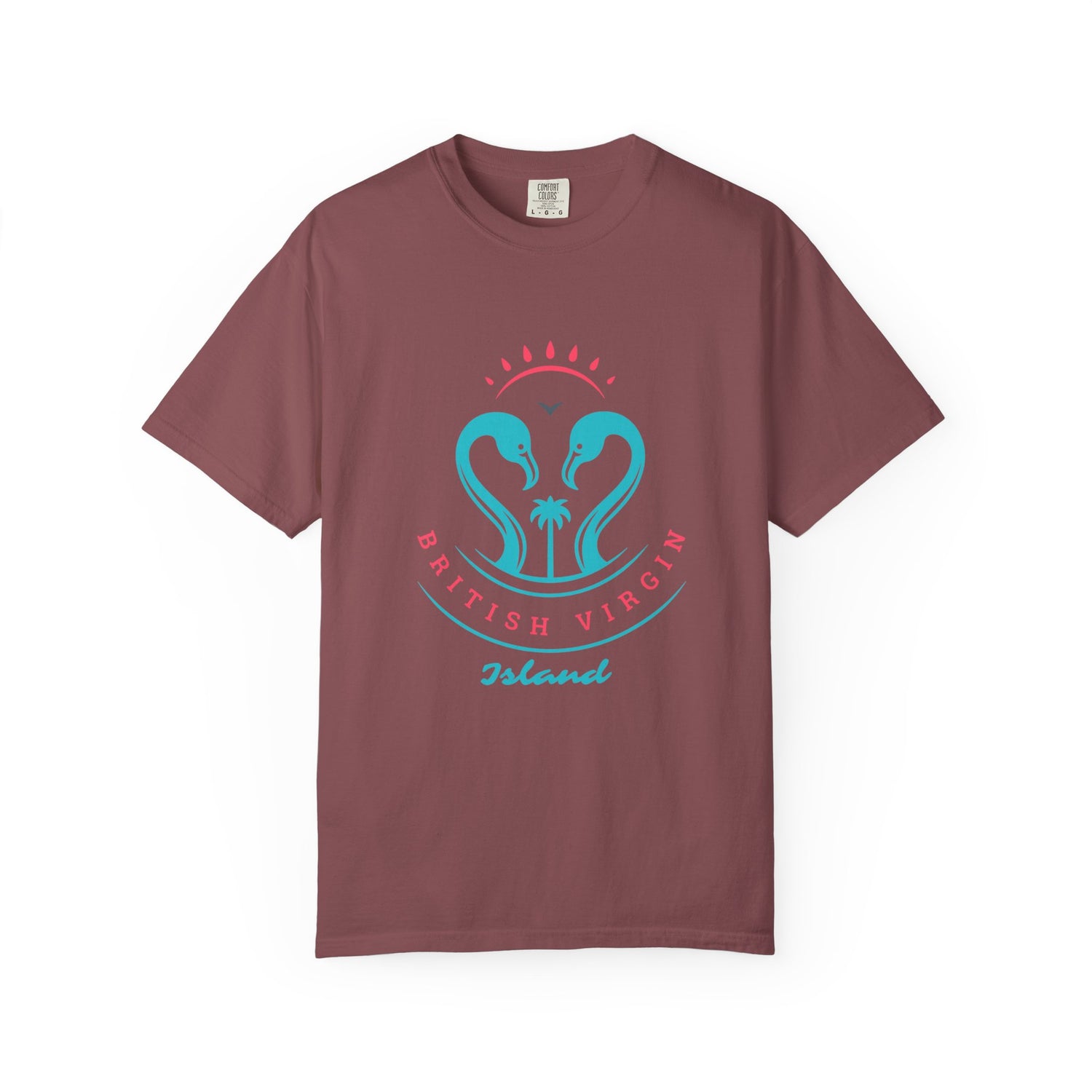 Retro British Virgin Islands T-Shirt | Unisex Garment-Dyed Tee