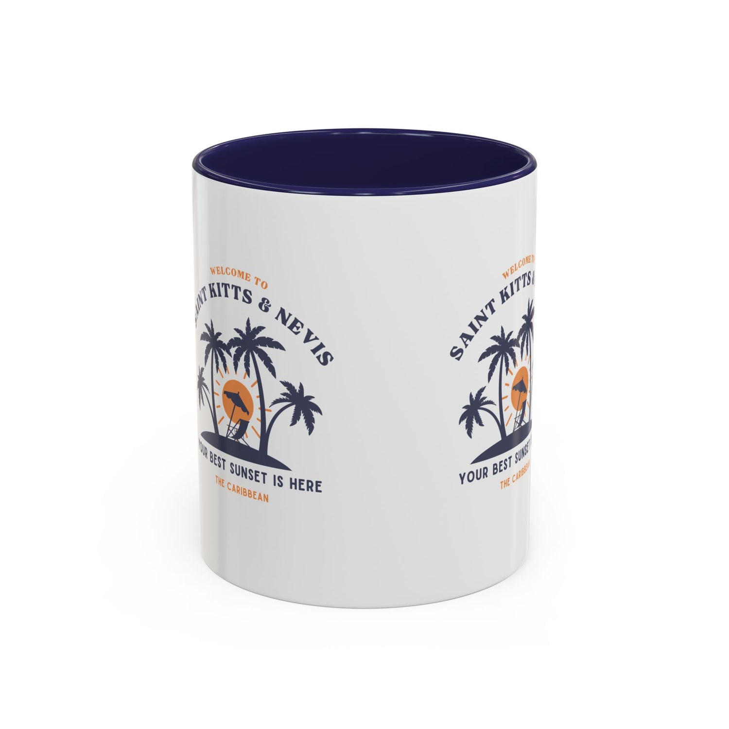 Saint Kitts & Nevis Sunset Coffee Mug - Tropical Vacation Vibe