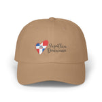 Classic Dad Cap with Dominican Republic Heart Design - Perfect for Vacations & Casual Wear
