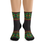 Eco-Friendly Patterned Socks - Vibrant Inspired Design | Saint Kitts & Nevis