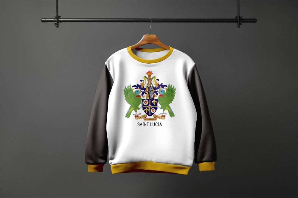 Saint Lucia Champion Sweatshirt - Cozy Heritage Apparel