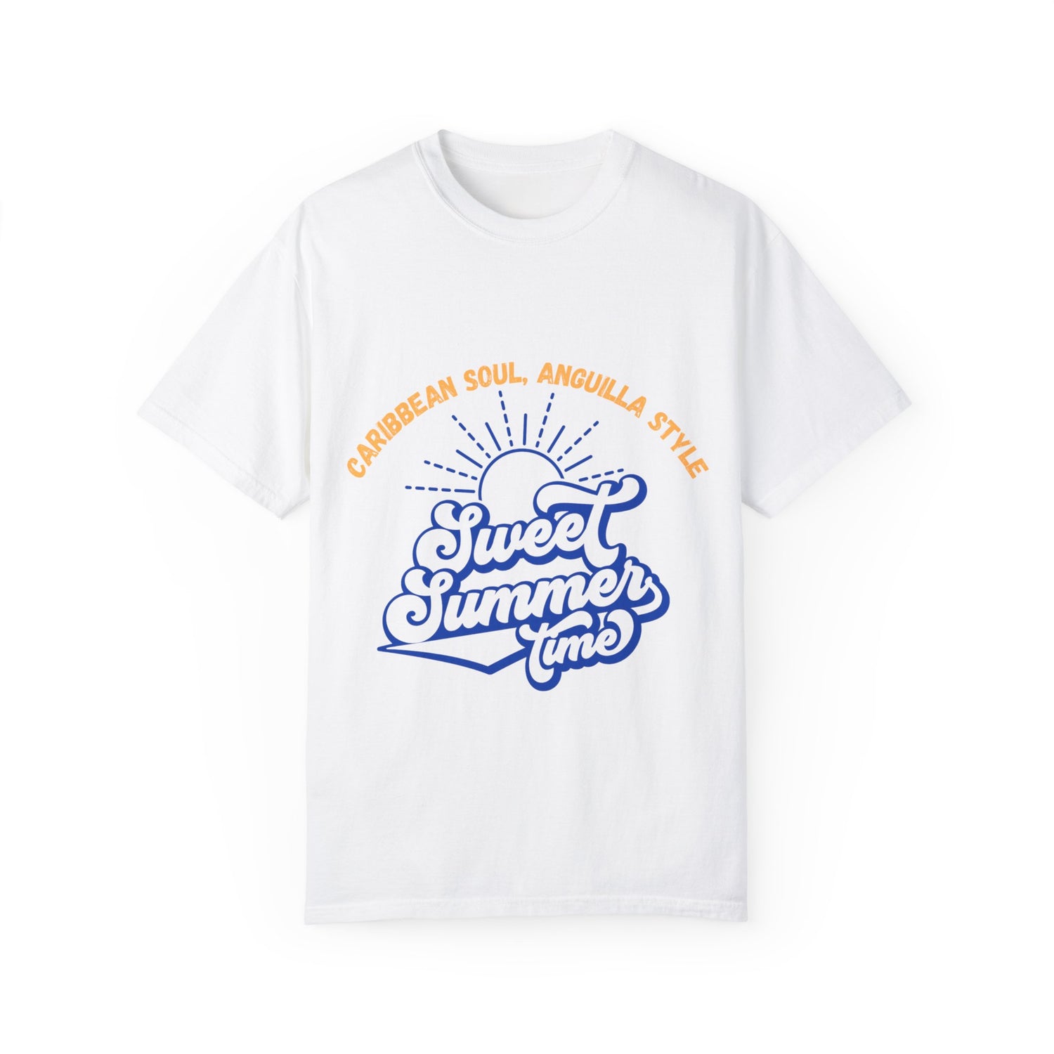 Anguilla T-Shirt - 'Sweet Summer' Design - Caribbean Vibes
