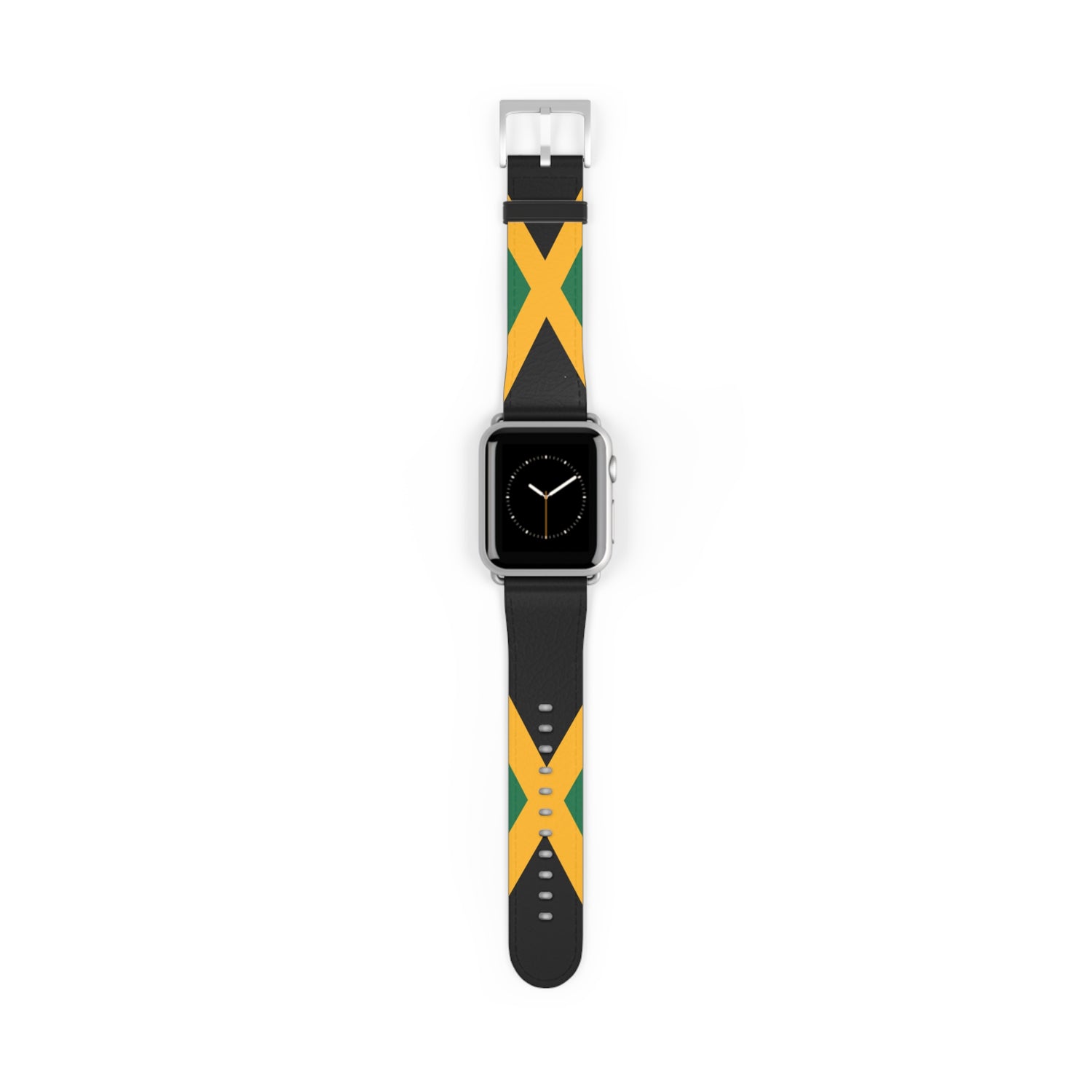 Jamaican Flag Watch Band, Vibrant Accessories, Perfect for Travel Lovers, Gift for Celebrations, Stylish Sports Gear, Unique Timepiece Decor