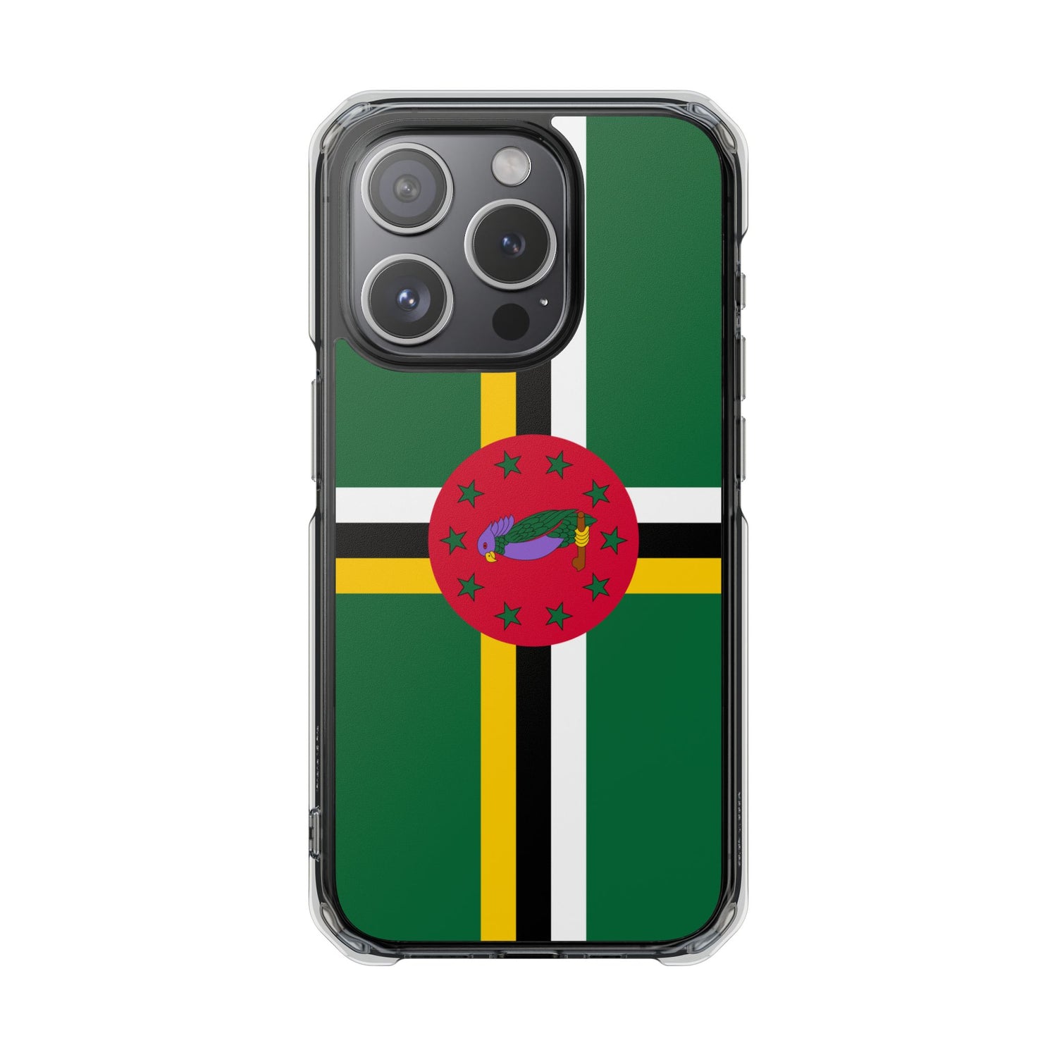 Dominican Flag Magnetic Clear Impact Case - Stylish Phone Cover, Hearty Gift for Travelers, National Pride, Durable Protection