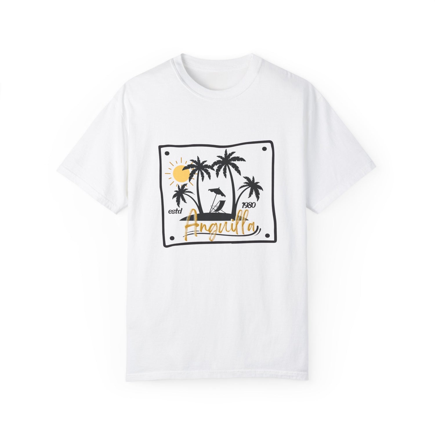 Unisex Garment-Dyed T-Shirt - Anguilla Island Vibes