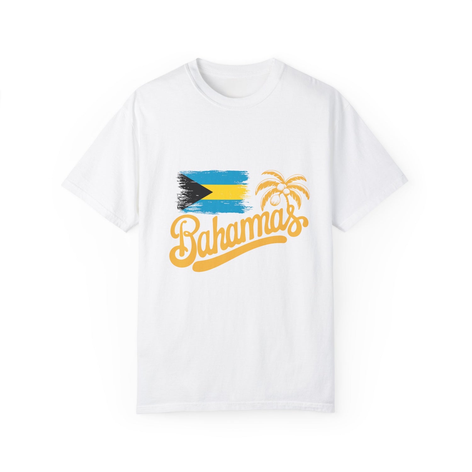 Bahamas Unisex Garment-Dyed T-Shirt - Tropical Vibes, Beachwear Essential