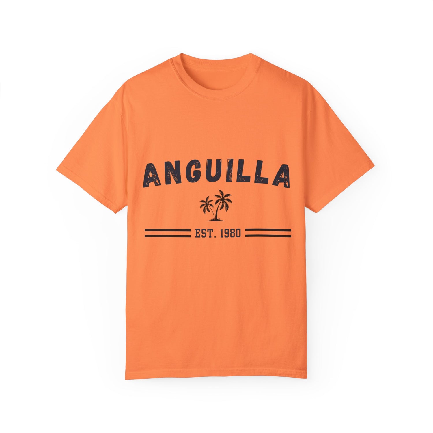 Anguilla  Unisex Garment-Dyed T-Shirt - Casual Beach Vibe
