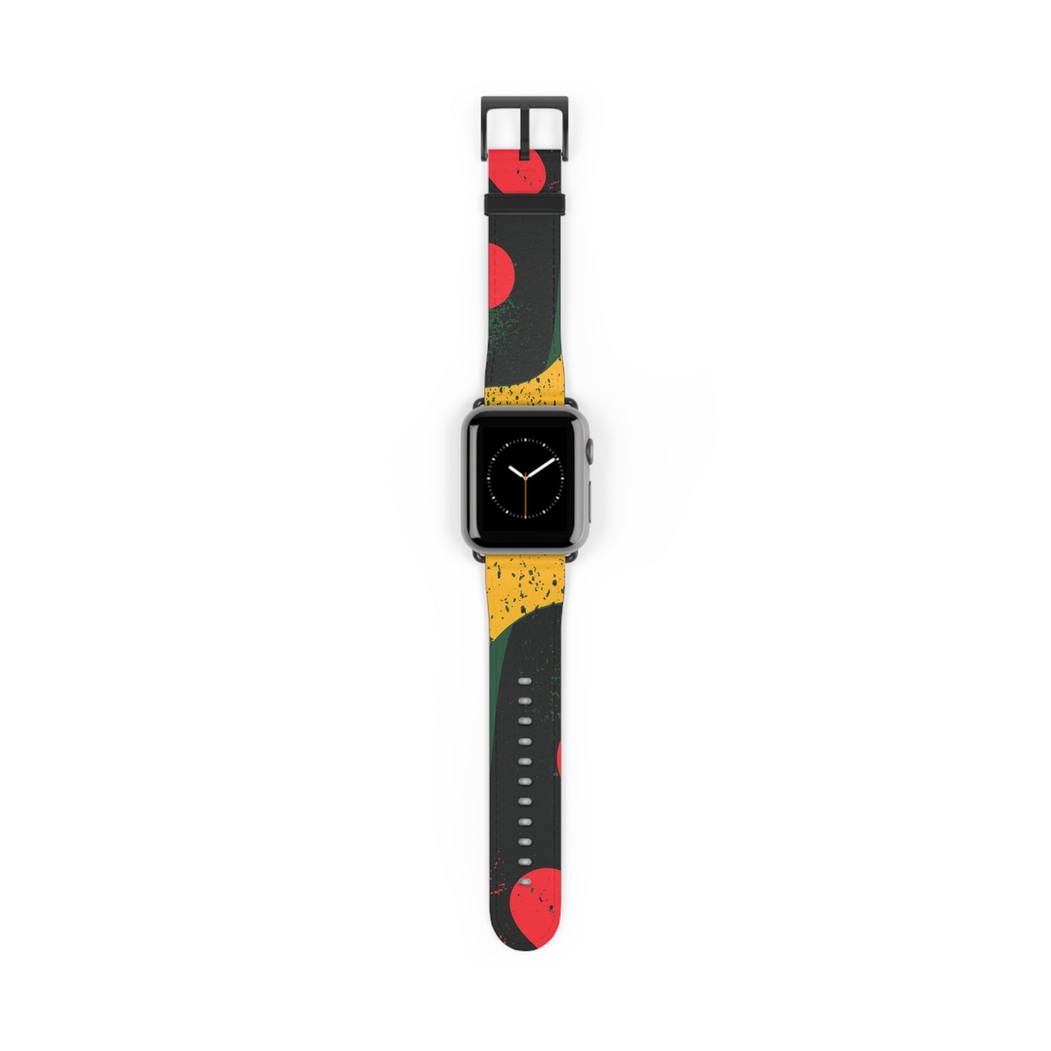 Vibrant Watch Band, Colorful Smartwatch Strap, Unique Accessories, Fashionable Gift, Trendy Fitness Band, Artistic Timepiece