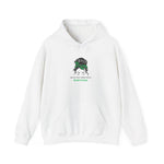 Motivational Hooded Sweatshirt "Bright Days, Warm Hearts" French Guiana