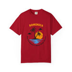Dominica Sunset Unisex Garment-Dyed T-Shirt | The Caribbean's Best-Kept Secret