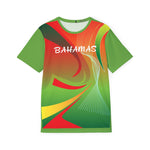 Bahamas Men's Sports Jersey - Vibrant Green Athletic Shirt for Sports Fans