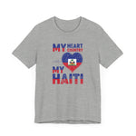 Unisex Jersey Haiti T-shirt met korte mouwen