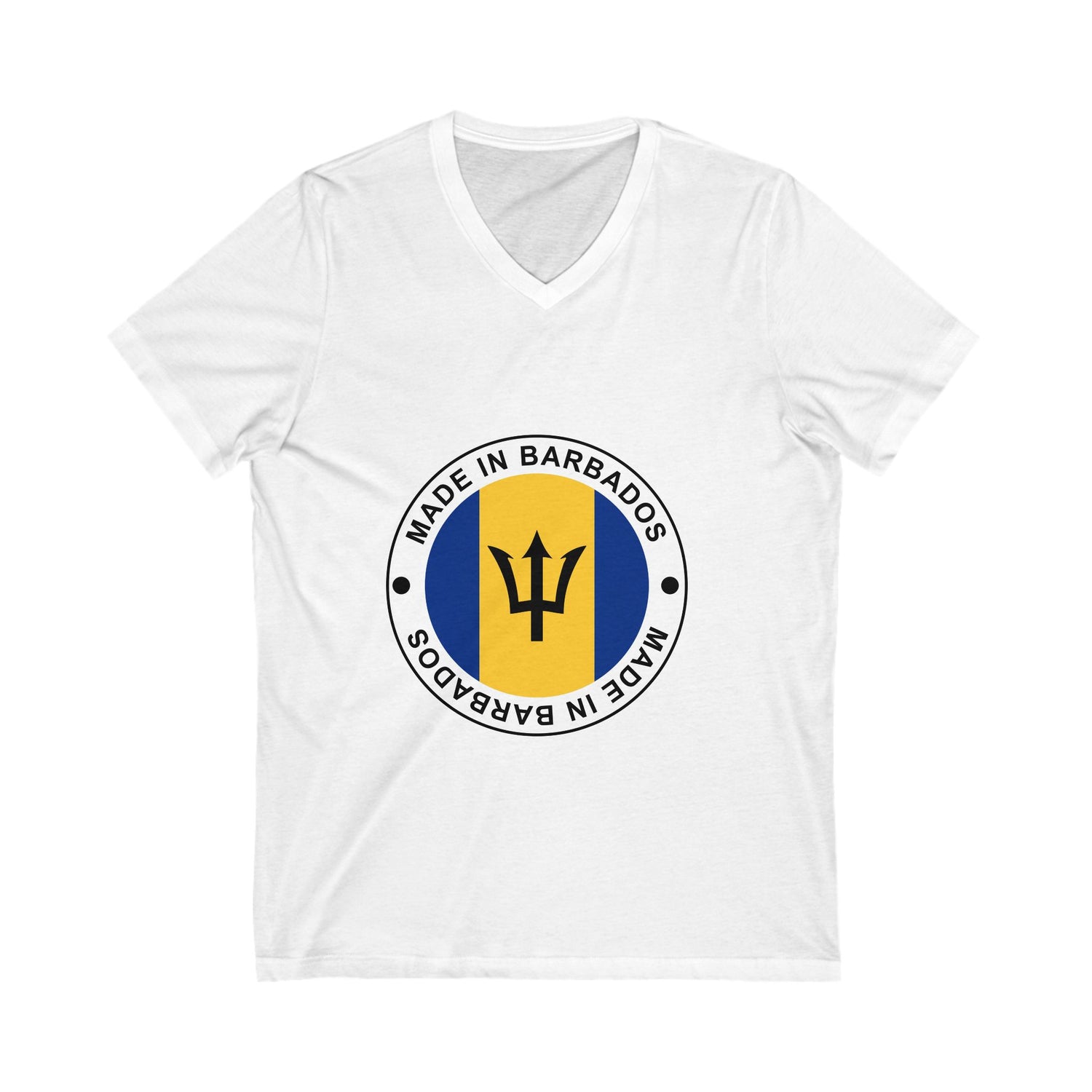 Made in Barbados Short Sleeve V-Neck Tee