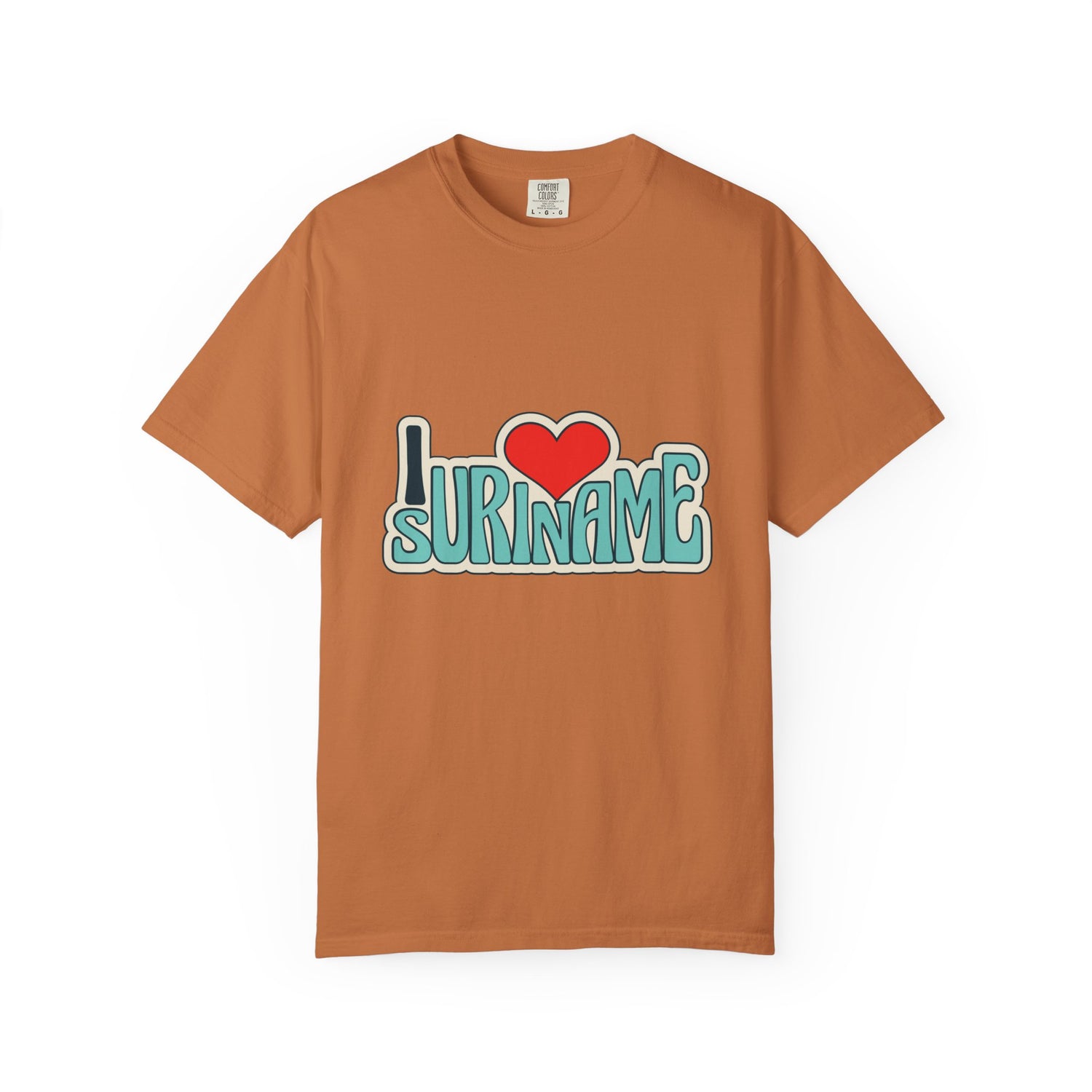 I Love Suriname T-Shirt, Casual Summer Tee, Gift for Travel Enthusiasts, Vacation Souvenir, Cultural Pride Wear, Unisex Graphic Tee