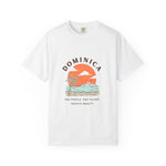 Dominica Inspired Unisex Garment-Dyed T-shirt – Tropical Vibes for Beach Lovers