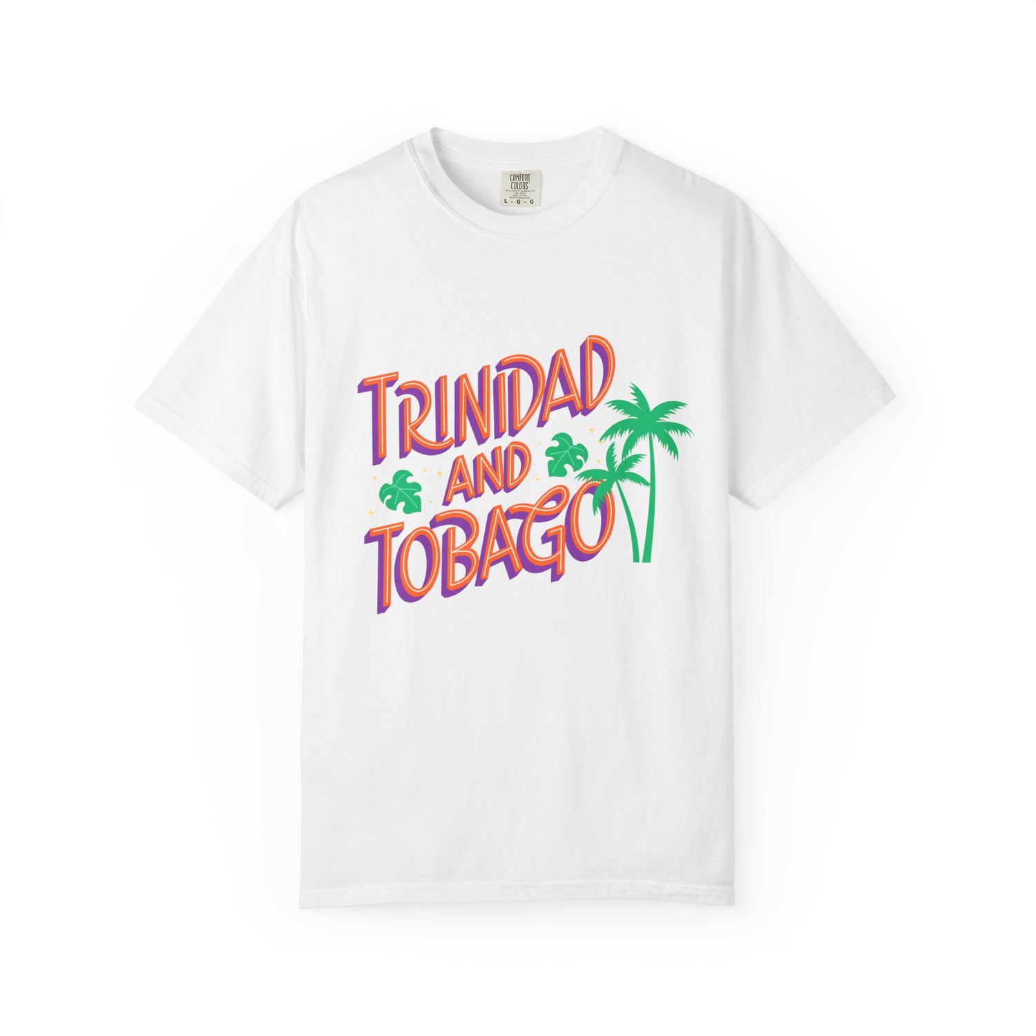 Trinidad and Tobago Garment-Dyed T-Shirt - Relaxed Tropical Vibe