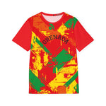 Grenada Men's Sports Jersey - Vibrant Geometric Design for Active Lifestyles