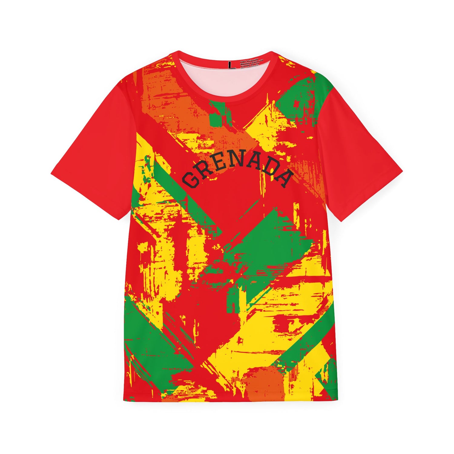 Grenada Men's Sports Jersey - Vibrant Geometric Design for Active Lifestyles