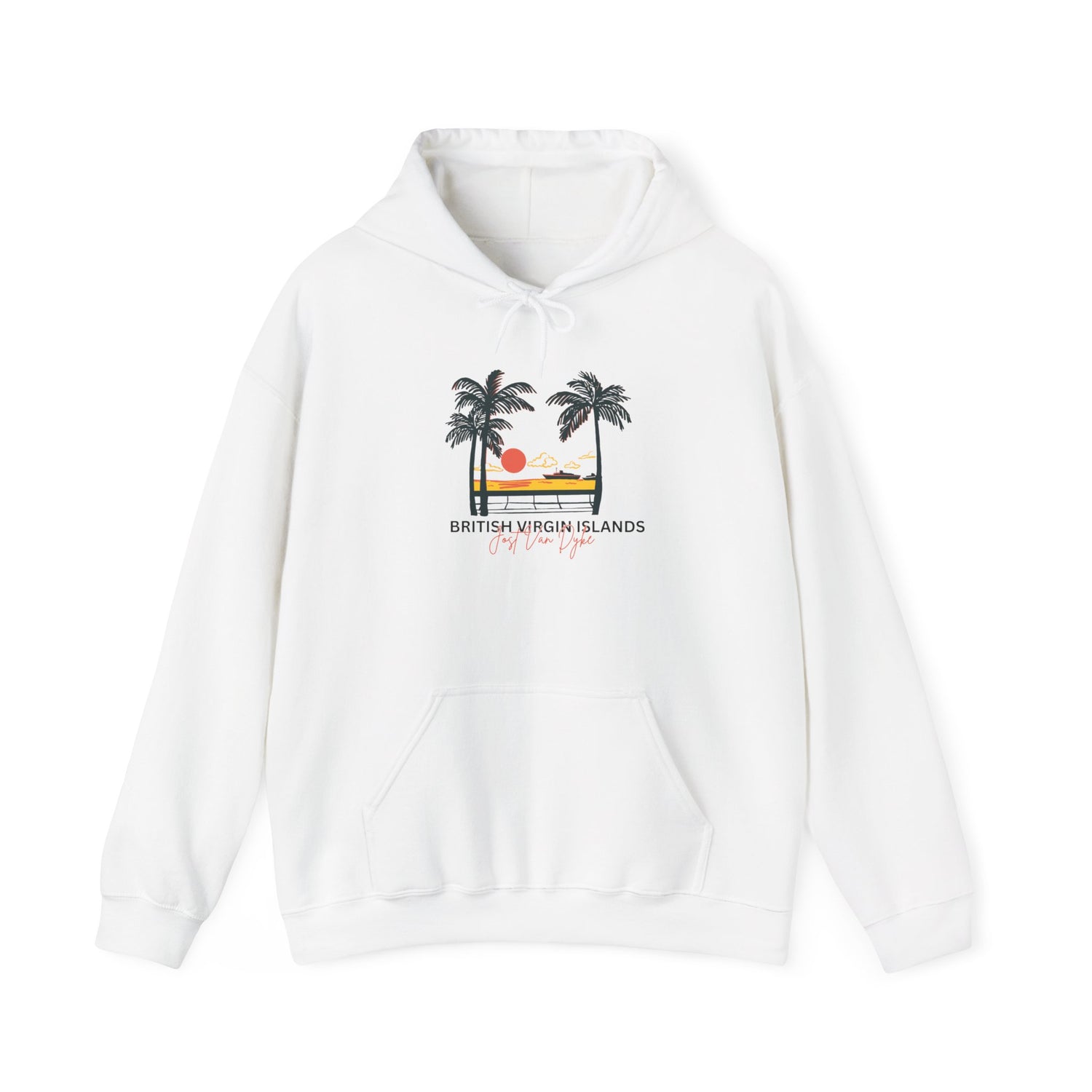 British Virgin Islands Sunset Hoodie - Unisex Heavy Blendβ’