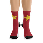 Suriname Eco-Friendly Star and Stripes Socks - Vibrant Recycled Poly Blend
