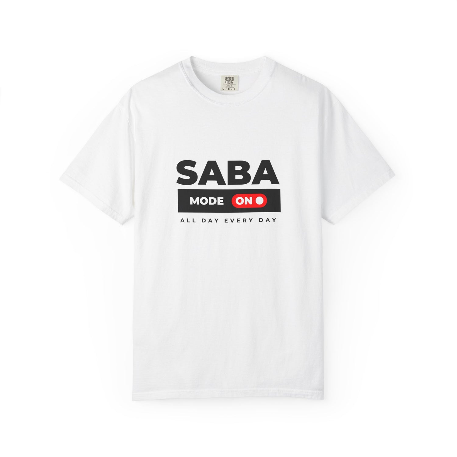 SABA Mode ON Unisex Garment-Dyed T-Shirt - Casual Everyday Wear