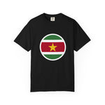 Suriname Flag Unisex Garment-Dyed T-Shirt - Casual Stylish Tee for National Pride