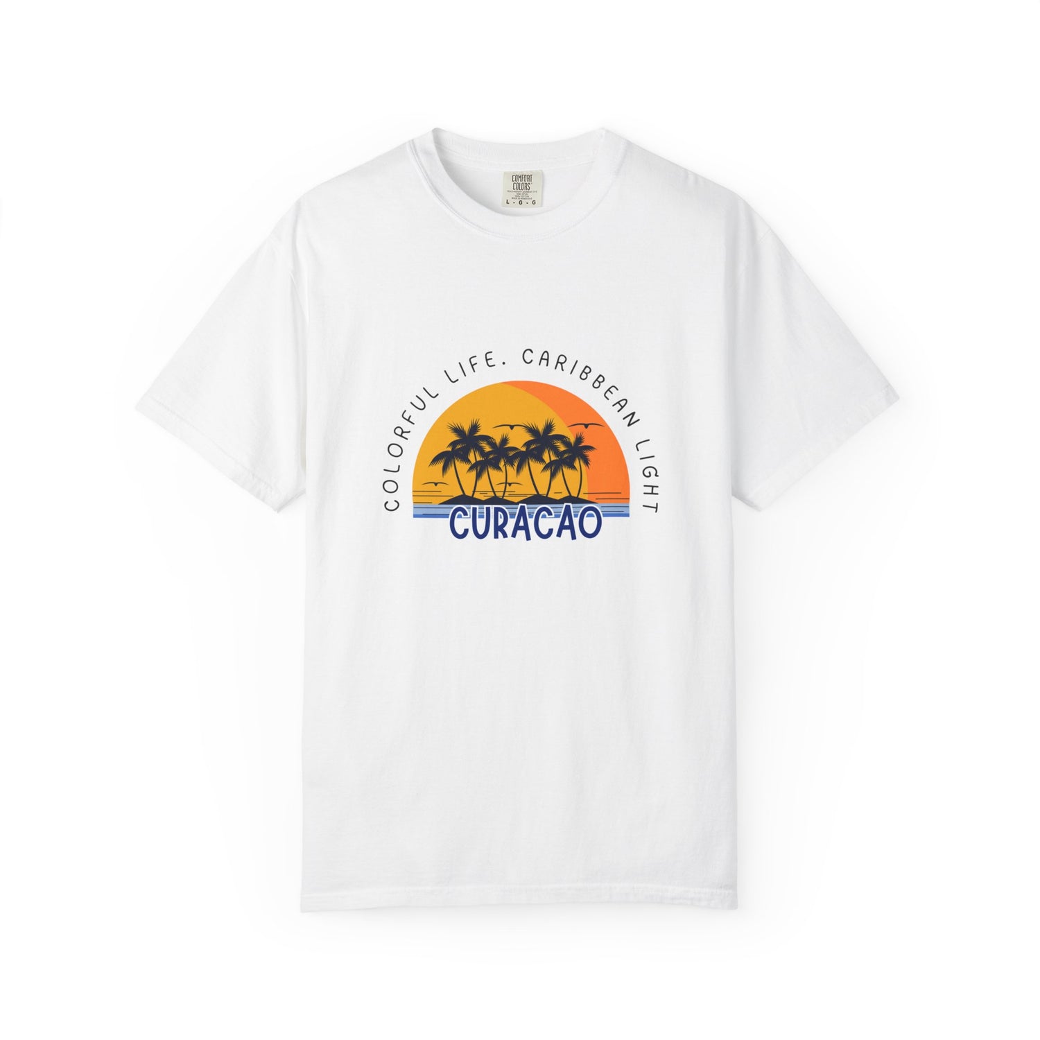 Caribbean Vibes T-Shirt - Colorful Life Design | Curacao Style Shirt