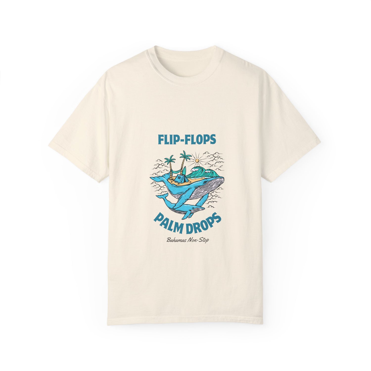 'Flip-Flops Palm Drops' Beach Vibes Bahamas T- Shirt