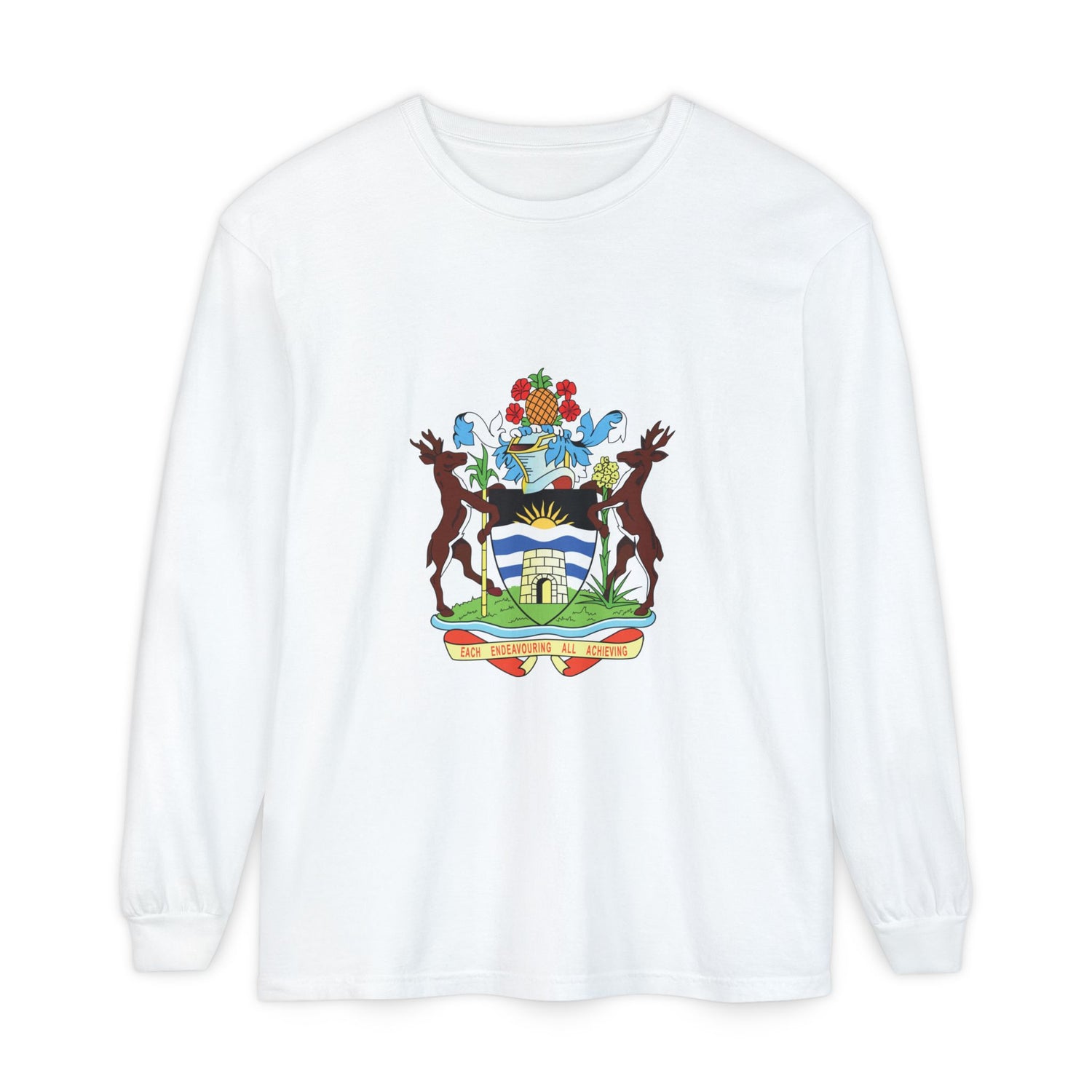 Antigua Coat of Arms Long Sleeve Shirt