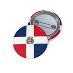 Custom Dominican Republic Flag Pin Buttons, Fun Accessories for Events, Gifts for Her, Party Favors, Teen Style, National Pride