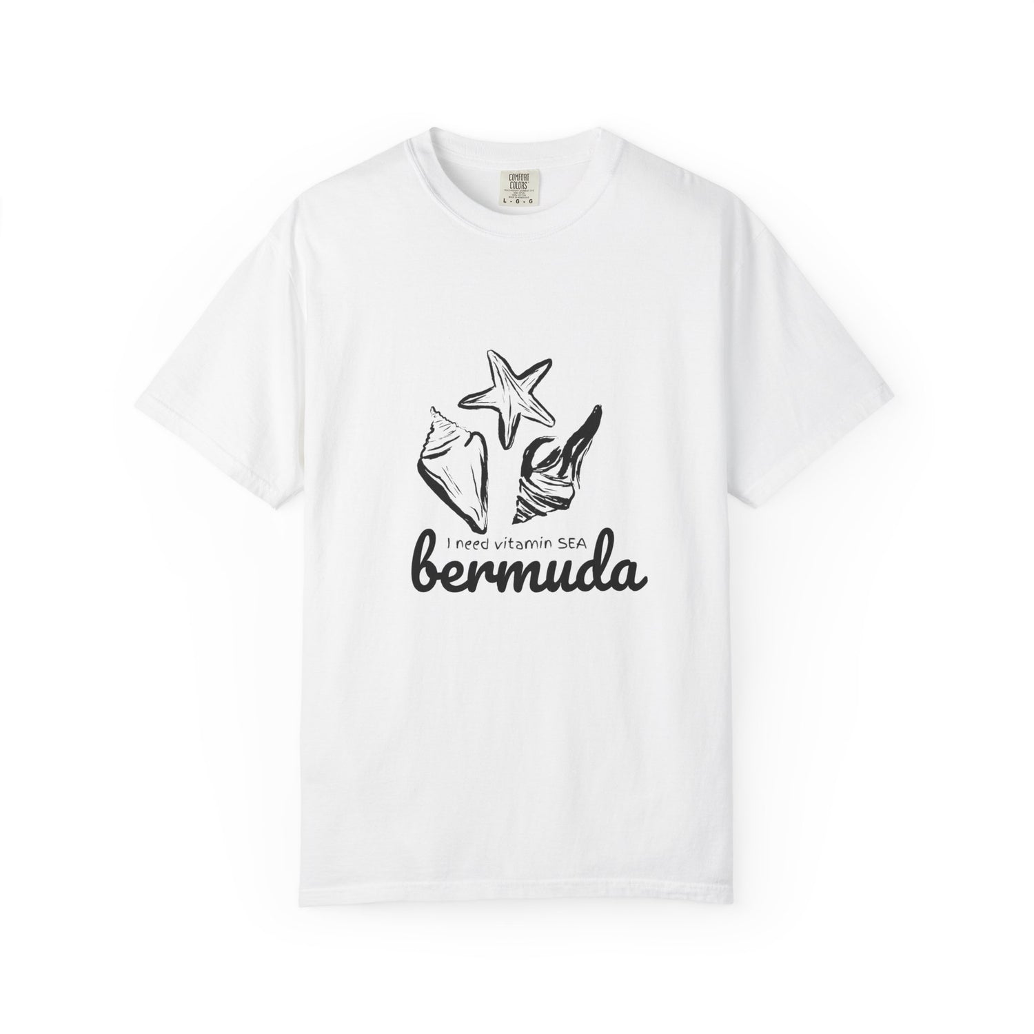 Bermuda Vitamin Sea T-Shirt | Unisex Garment-Dyed Tee for Beach Lovers