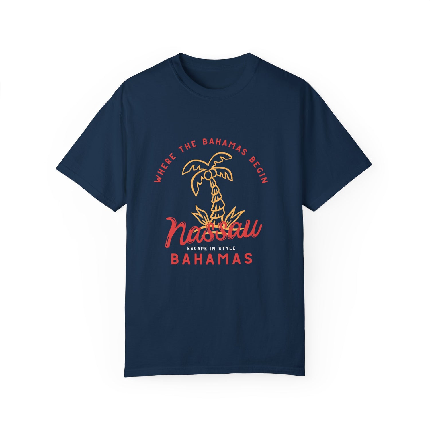 Nassau Bahamas Tropical Vibes | Unisex Garment-Dyed T-shirt