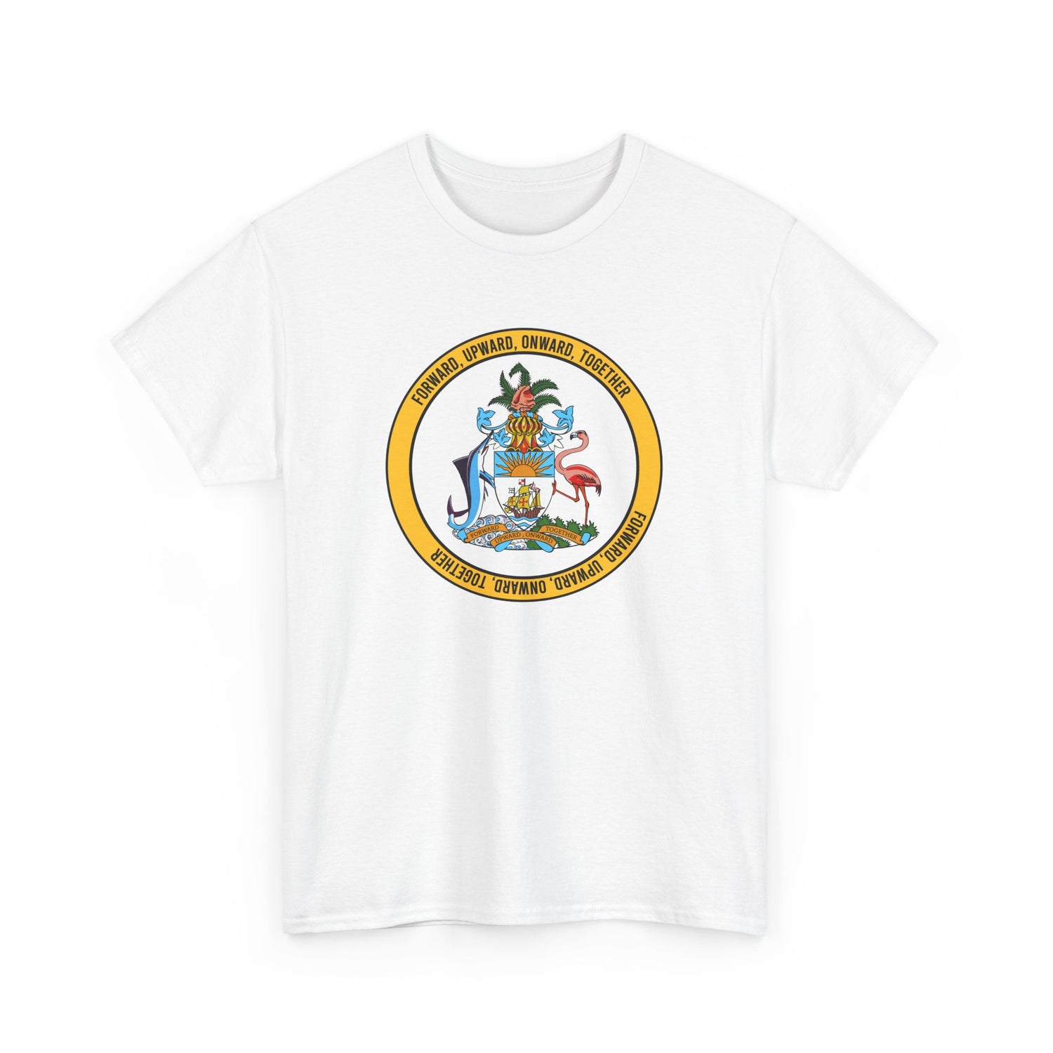 Unisex Heavy Bahamas Katoenen T-shirt