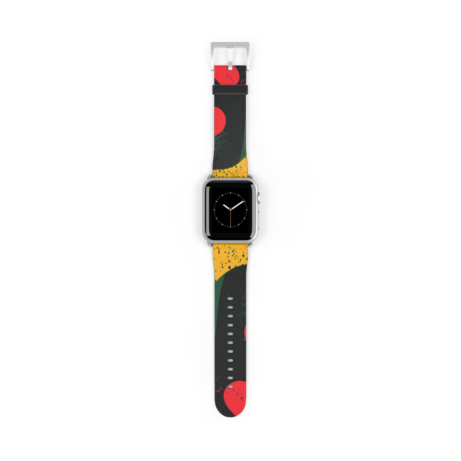 Vibrant Watch Band, Colorful Smartwatch Strap, Unique Accessories, Fashionable Gift, Trendy Fitness Band, Artistic Timepiece