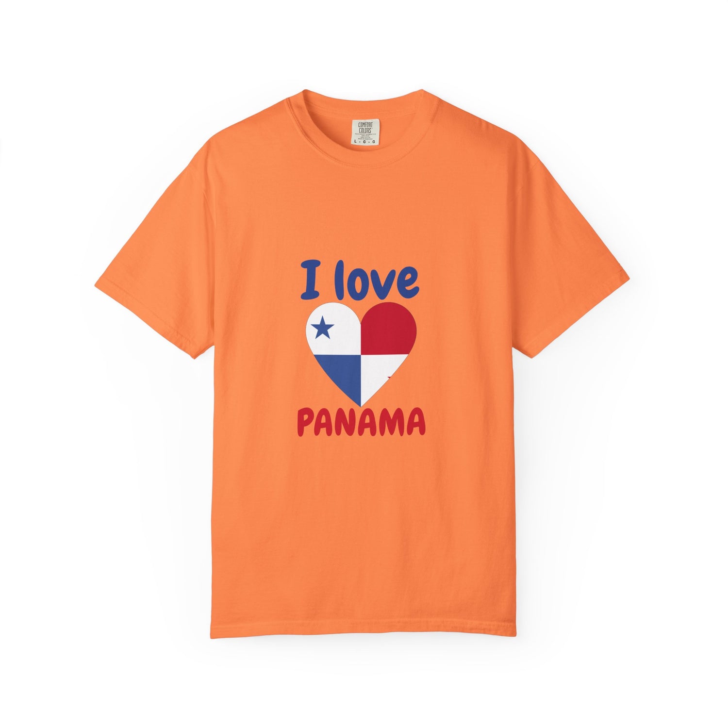 I Love Panama Unisex Garment-Dyed T-Shirt - Casual Travel Tee