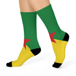 French Guiana Flag Socks – Comfortable and Stylish for Everyday Wear