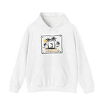 Anguilla Tropical Vibes Hooded Sweatshirt - Unisex Heavy Blend™ with Palm Trees & Sun Design
