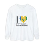 I Love Saint Vincent Long Sleeve shirt