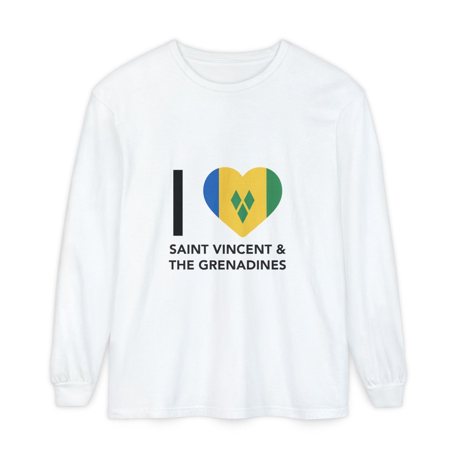 I Love Saint Vincent Long Sleeve shirt