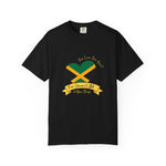 One Love Jamaica- Utah T-Shirt, Garment-Dyed Unisex Tee, Jamaica Pride Shirt, Caribbean Cultural Apparel, Gift for Travelers