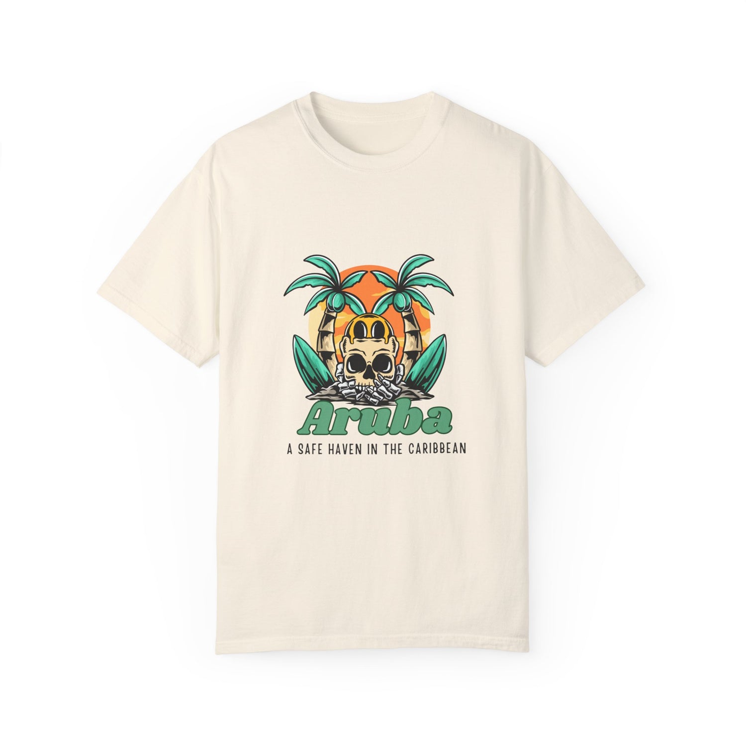 Unisex Aruba T-Shirt - Tropical Vibes Graphic Tee for Island Lovers